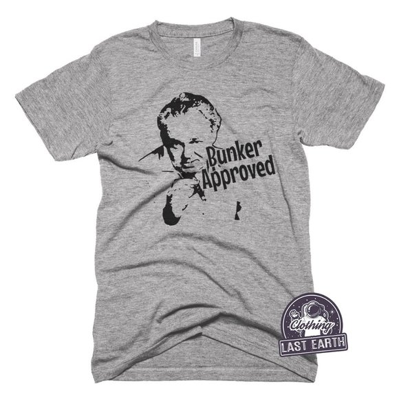 Bunker Approved T-Shirt Vintage Tv Sitcom Shirt Archie Bunker All in the Family - Picture 1 of 3